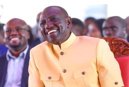 President William Ruto in Kisii County.